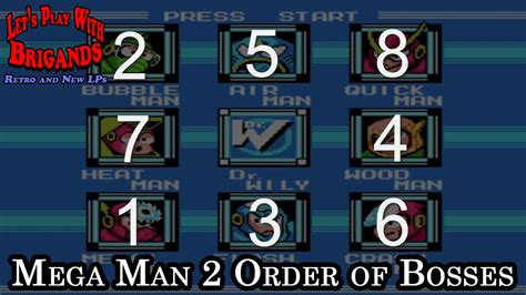 mega man 2 order